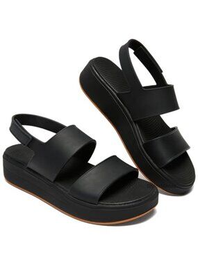 Women's Platform Sandals with Arch Support, Adjustable Straps, Non-Slip,